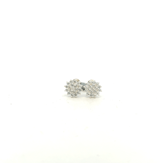 Multistone White Second Earring