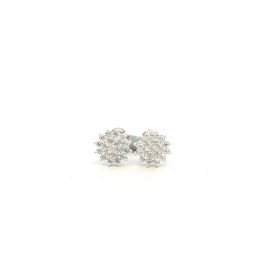 Multistone White Second Earring