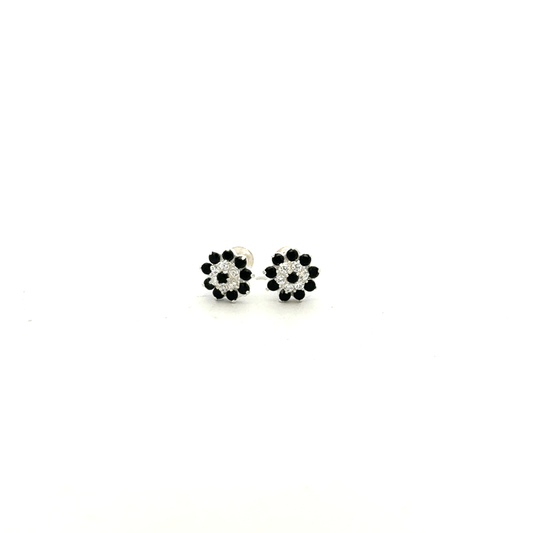 Multistone Black Second Earring