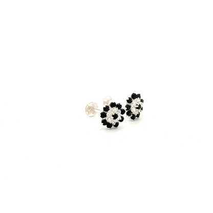 Multistone Black Second Earring