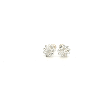 Multistone White Second Earring
