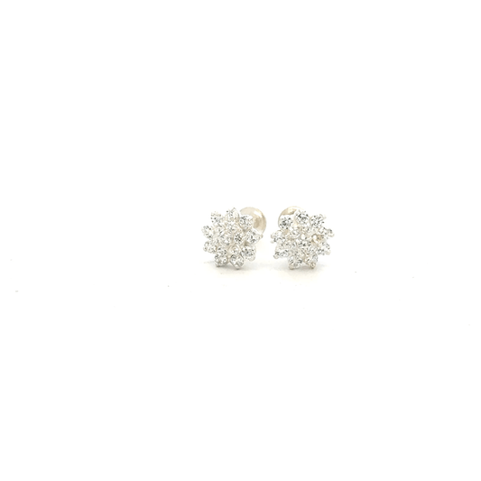 Multistone White Second Earring