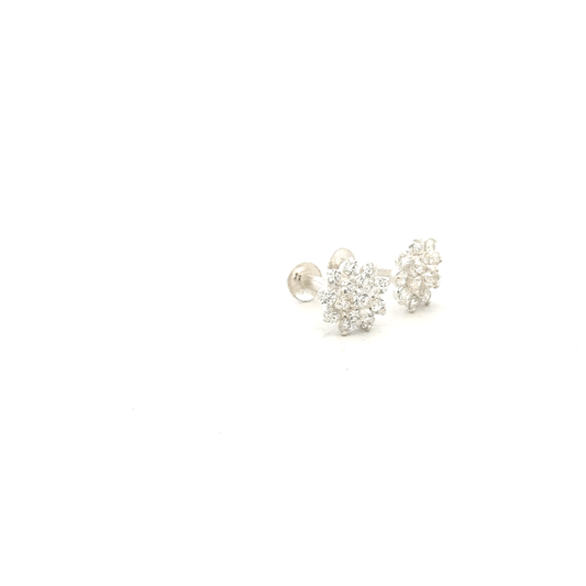 Multistone White Second Earring