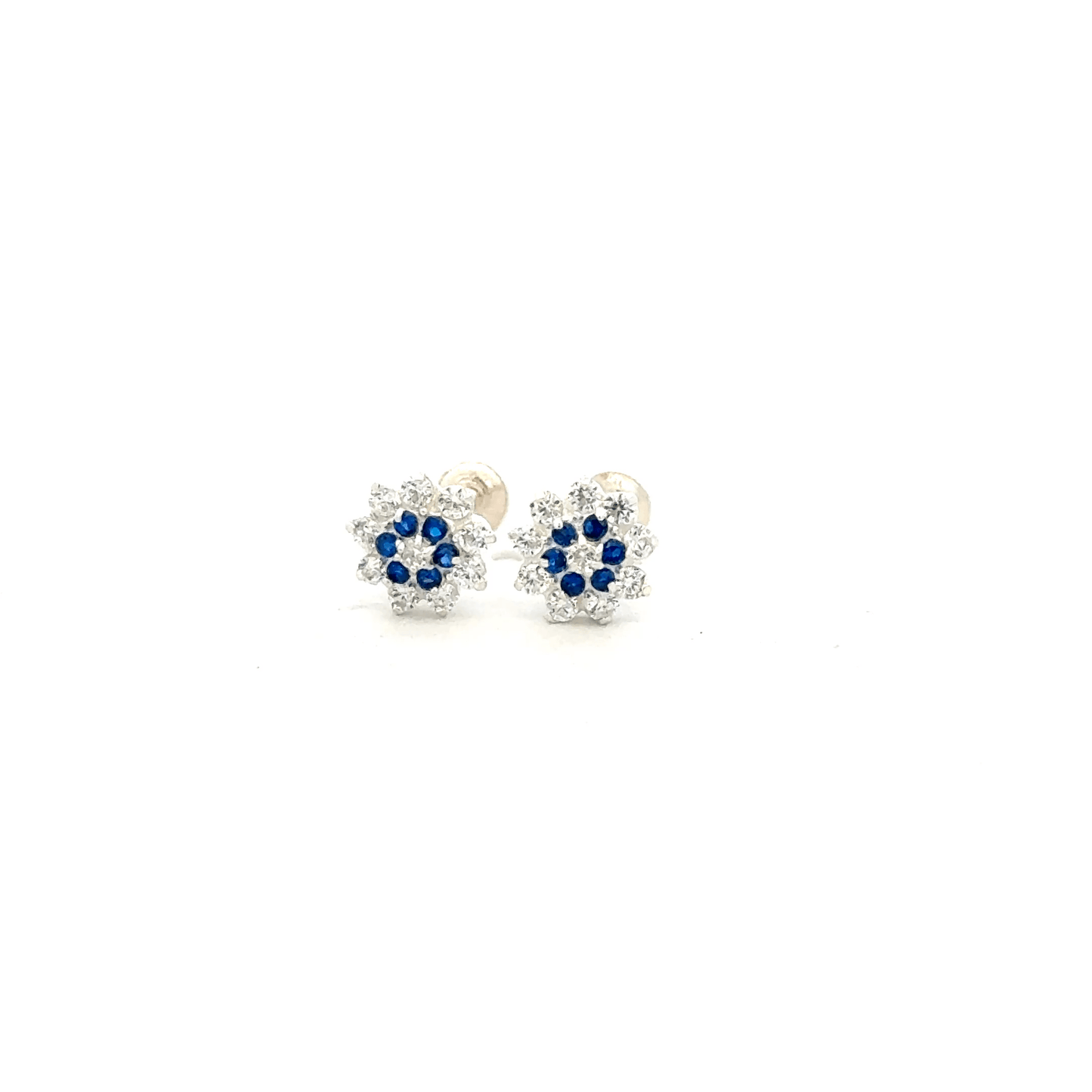 Multistone Blue Second Earring
