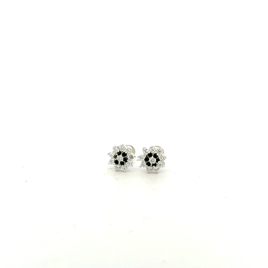 Multistone Black Second Earring