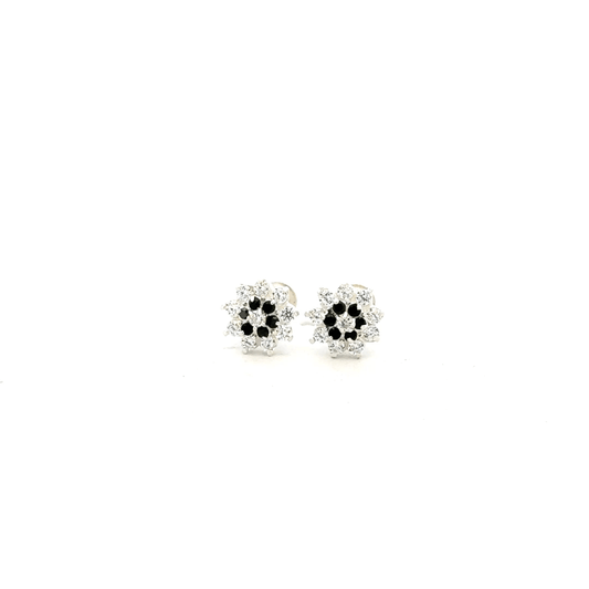Multistone Black Second Earring