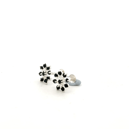 Multistone Black Second Earrings