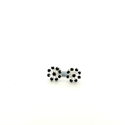 Multistone Black Second Earrings