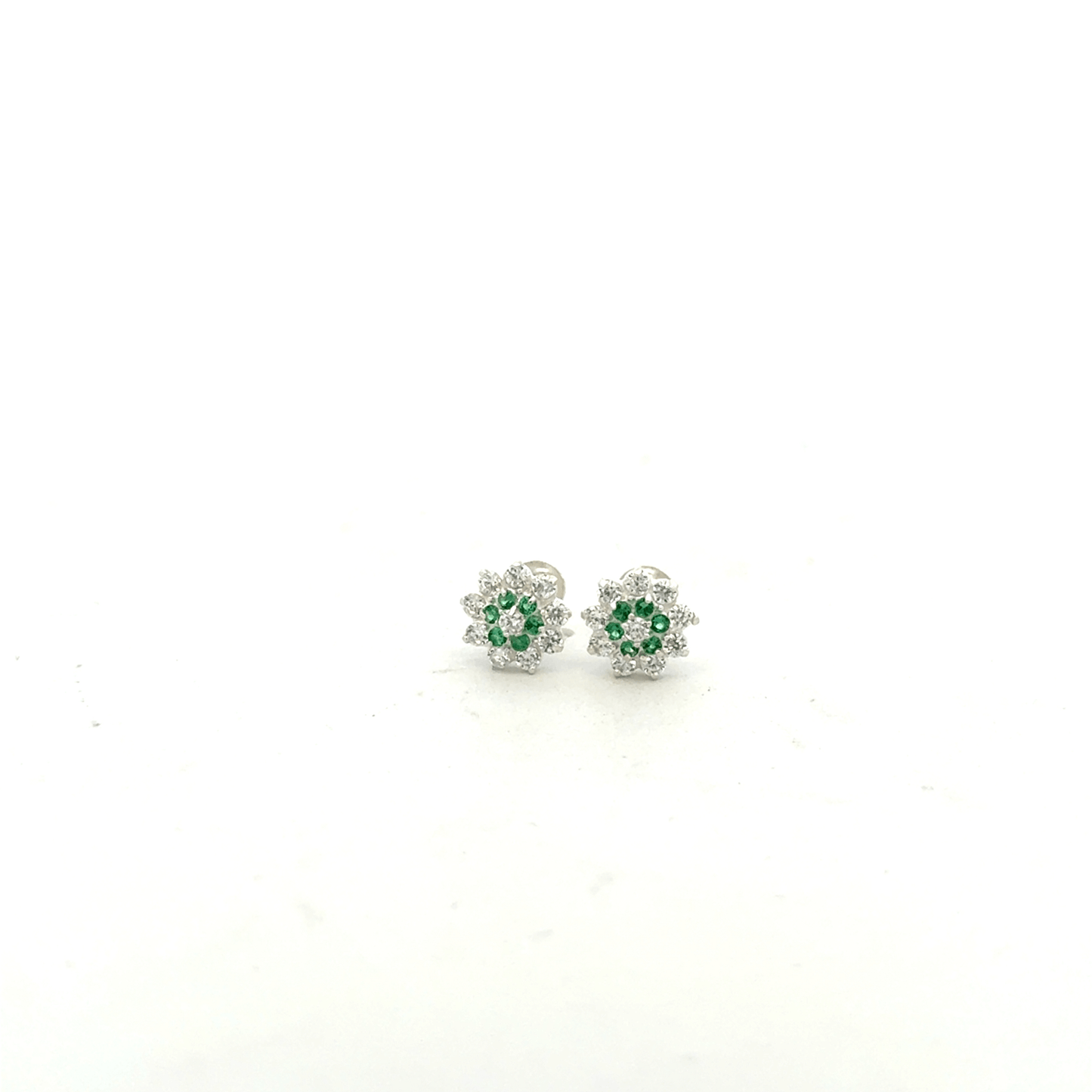 Multistone Green Second Earring