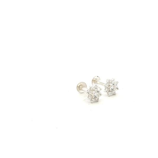 Multistone White Second Earring