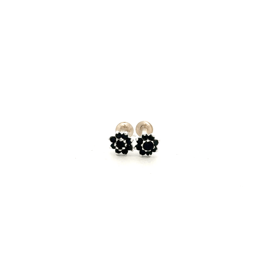 Multistone Black Second Earring