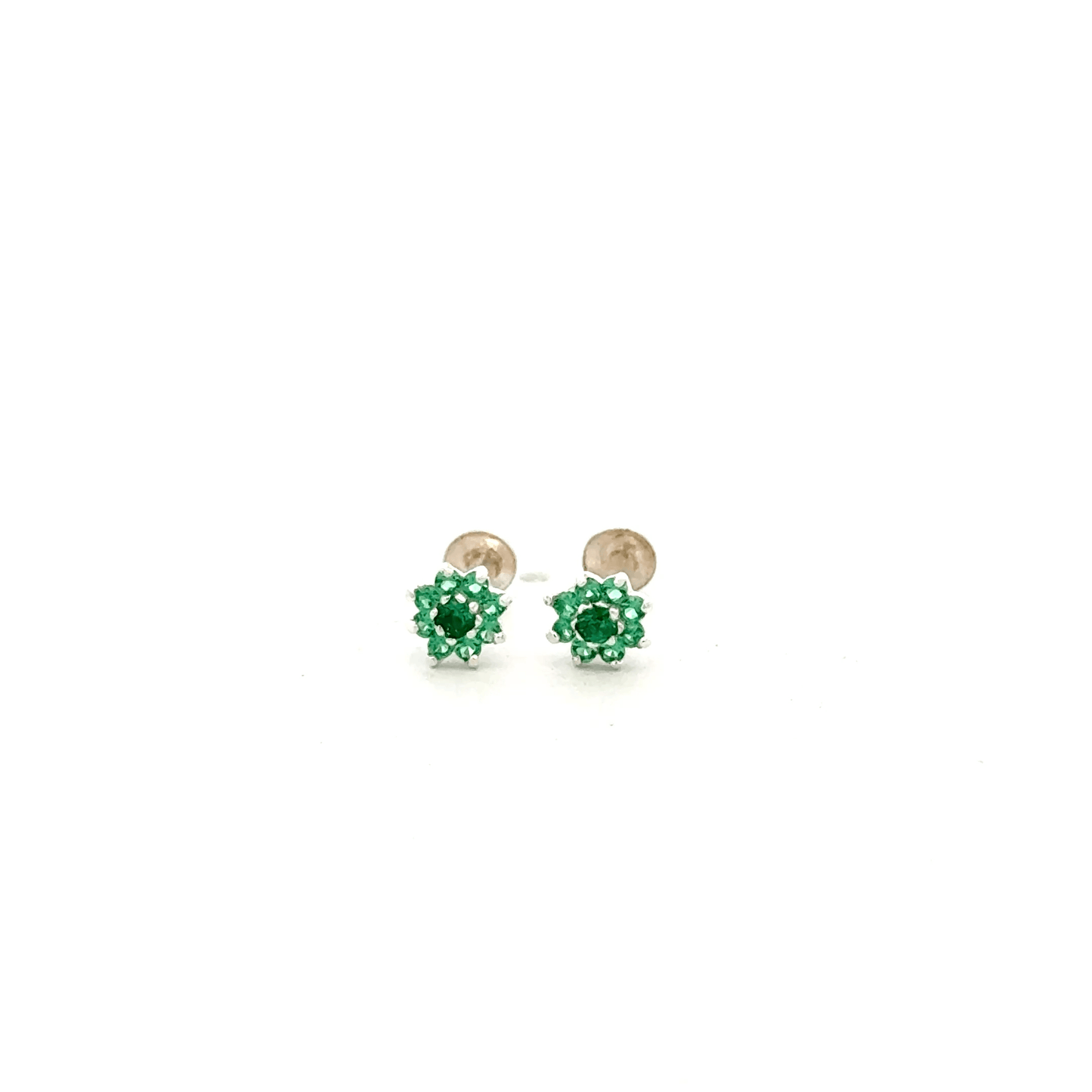 Multistone Green Second Earring