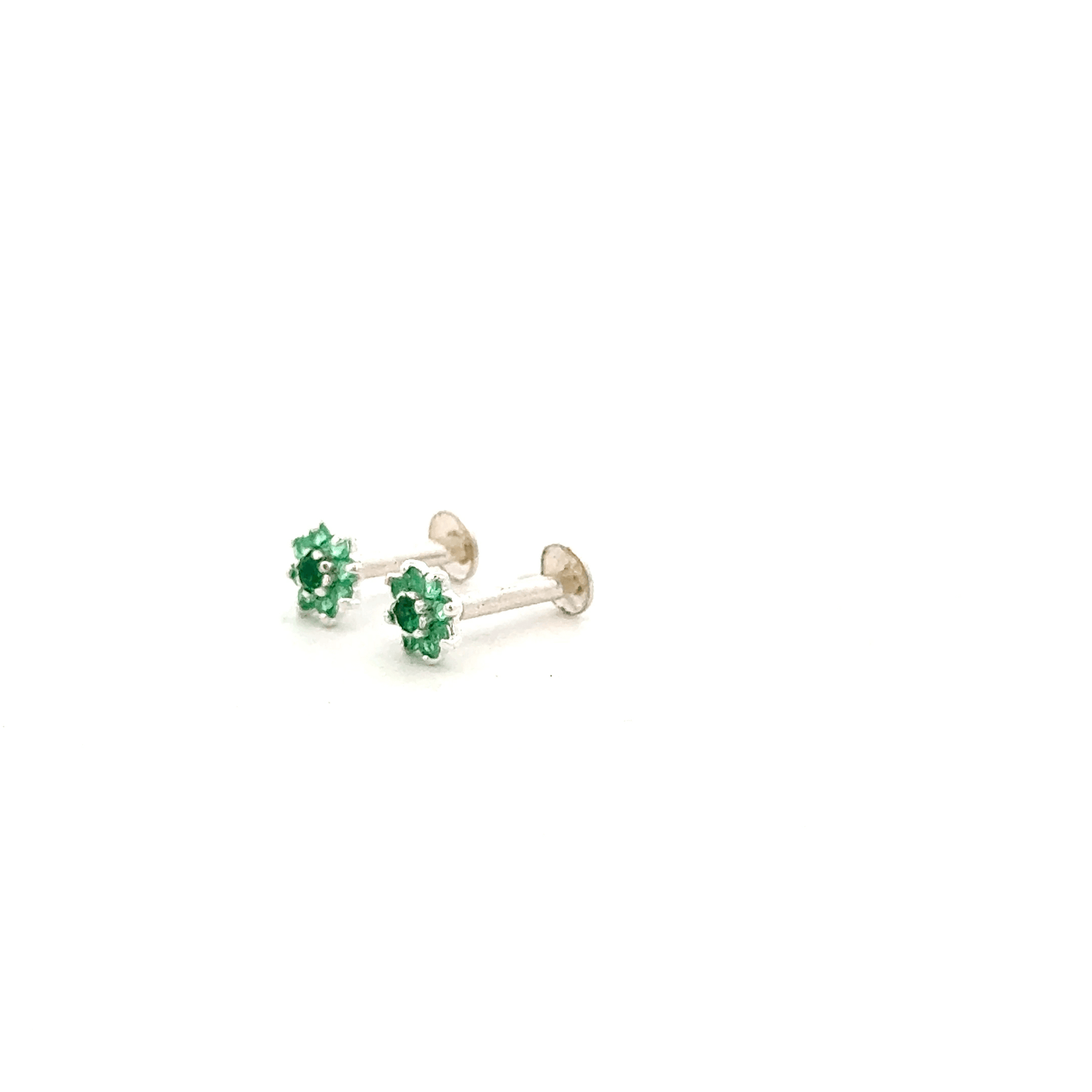 Multistone Green Second Earring