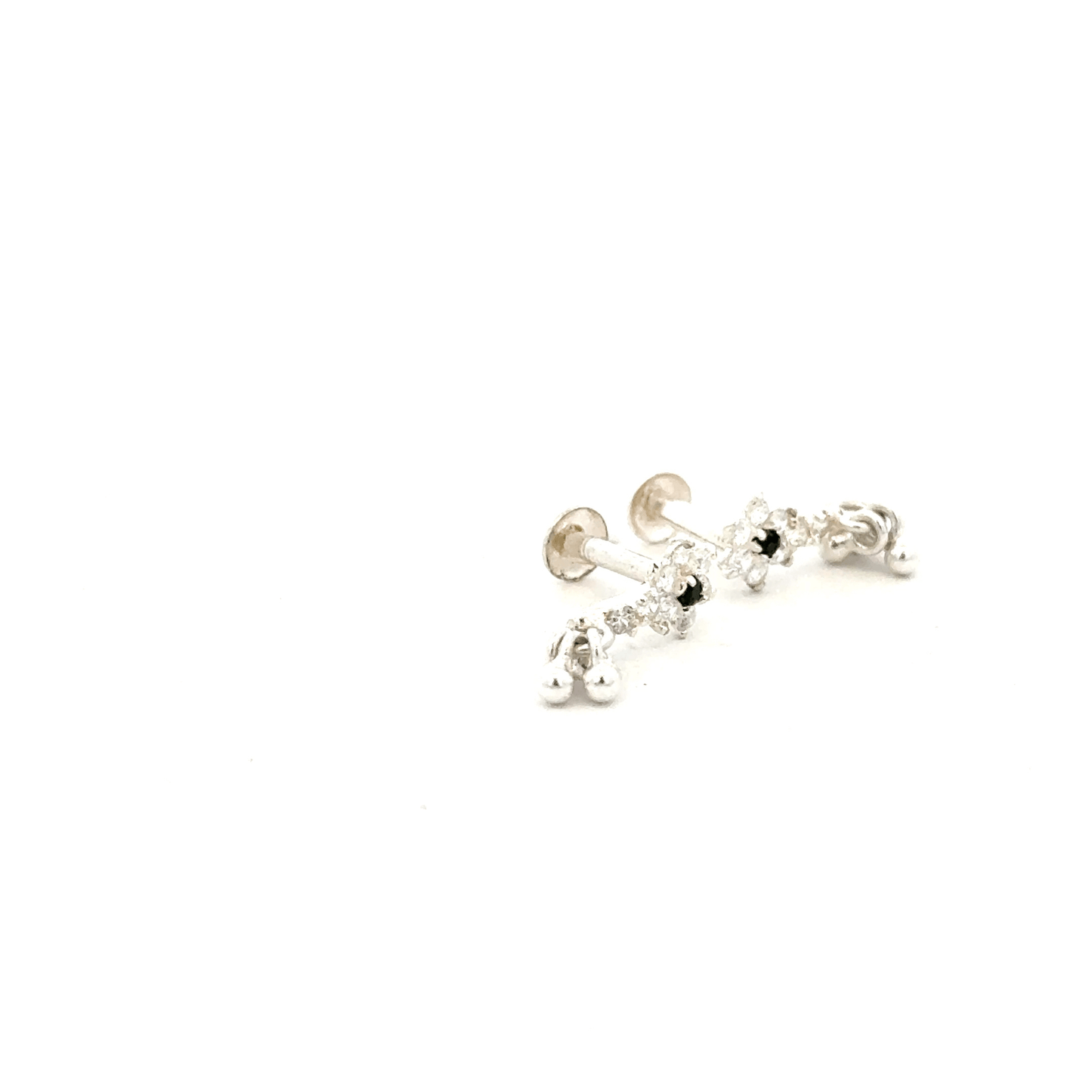 Multistone Hanging Second Earring