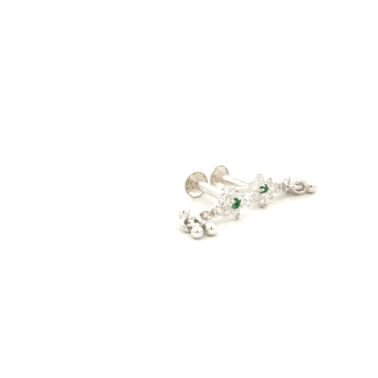 Multistone Hanging Second Earring