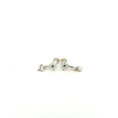 Multistone Hanging Second Earring