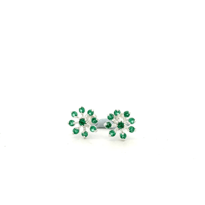 Multistone Green Second Earrings
