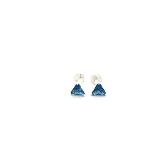 Single Blue Stone Second Earring