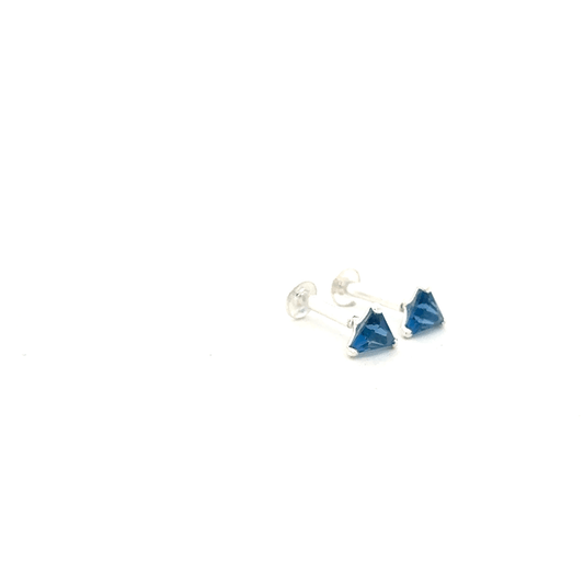 Single Blue Stone Second Earring