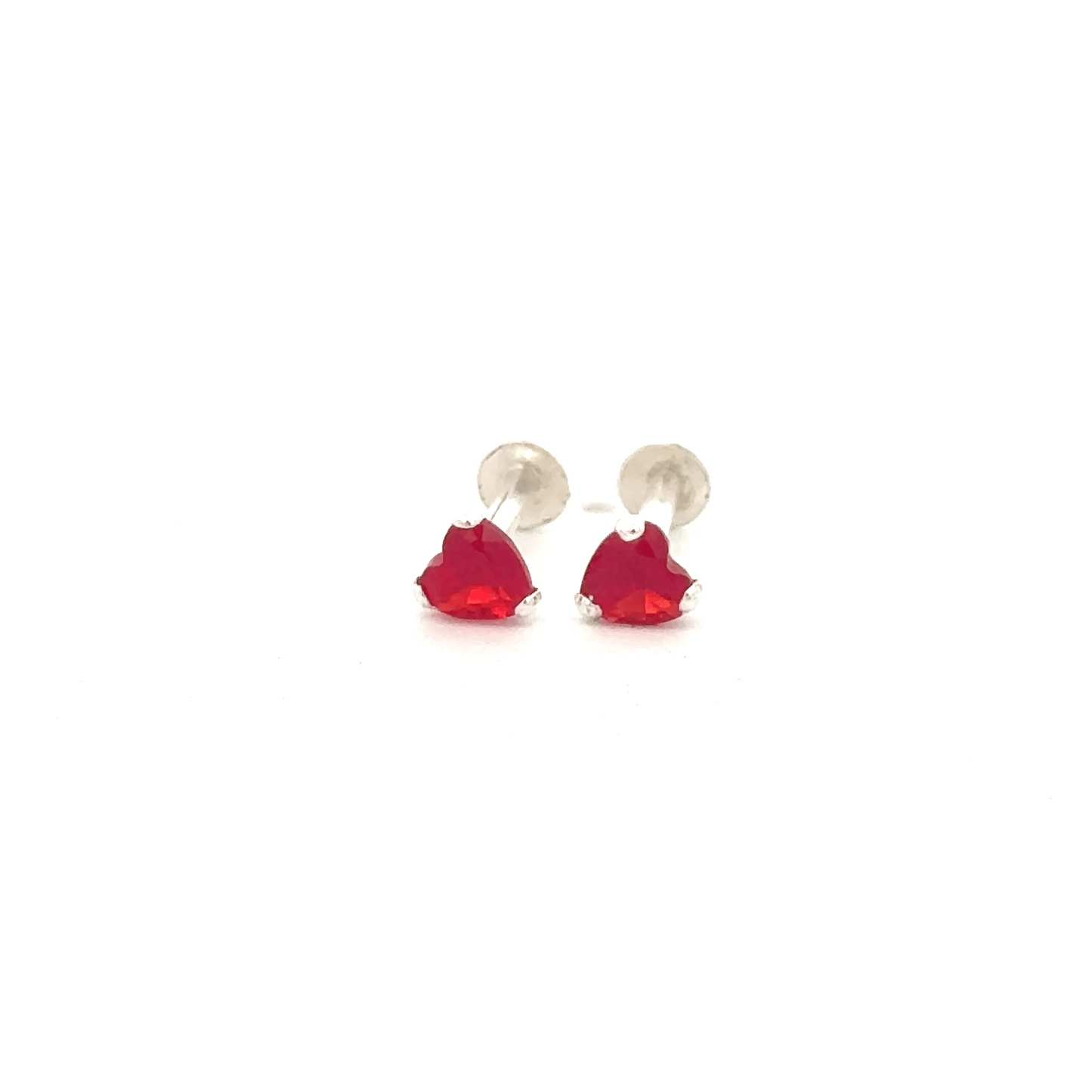 Single Red Stone Second Earring