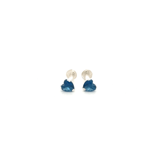 Single Blue Stone Second Earring