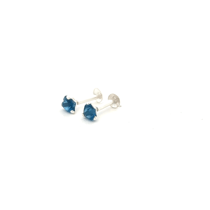 Single Blue Stone Second Earring