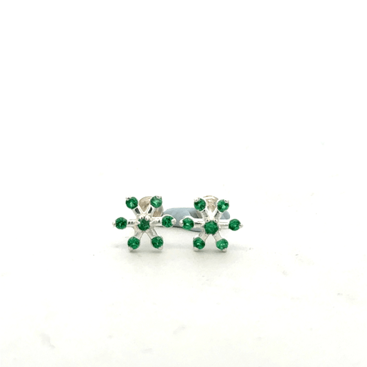 Multistone Green Second Earrings