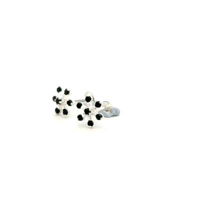 Multistone Black Second Earrings