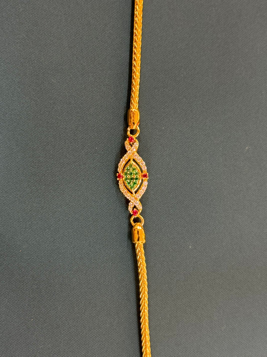 Green Stone Mugappu Thali kodi