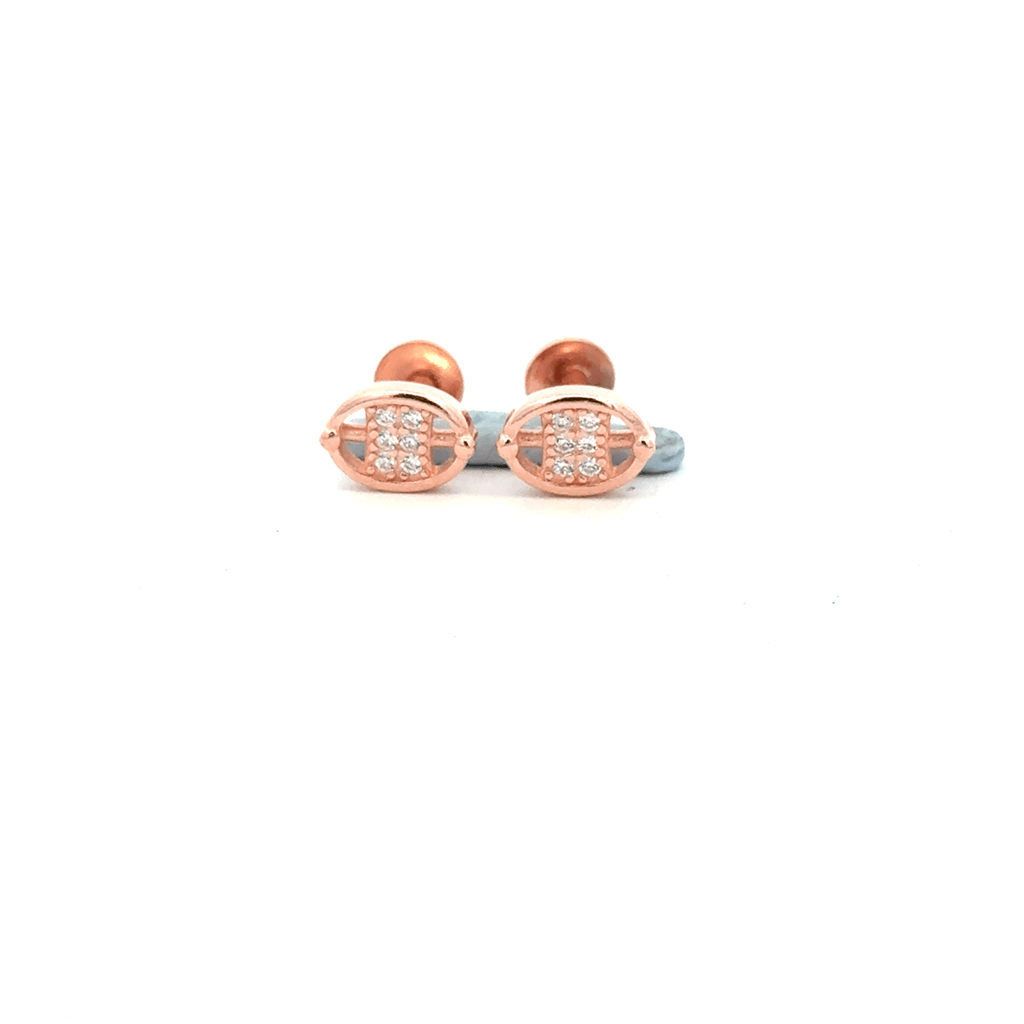 Oval Stone Earring