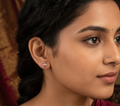 Star Rosegold Earring