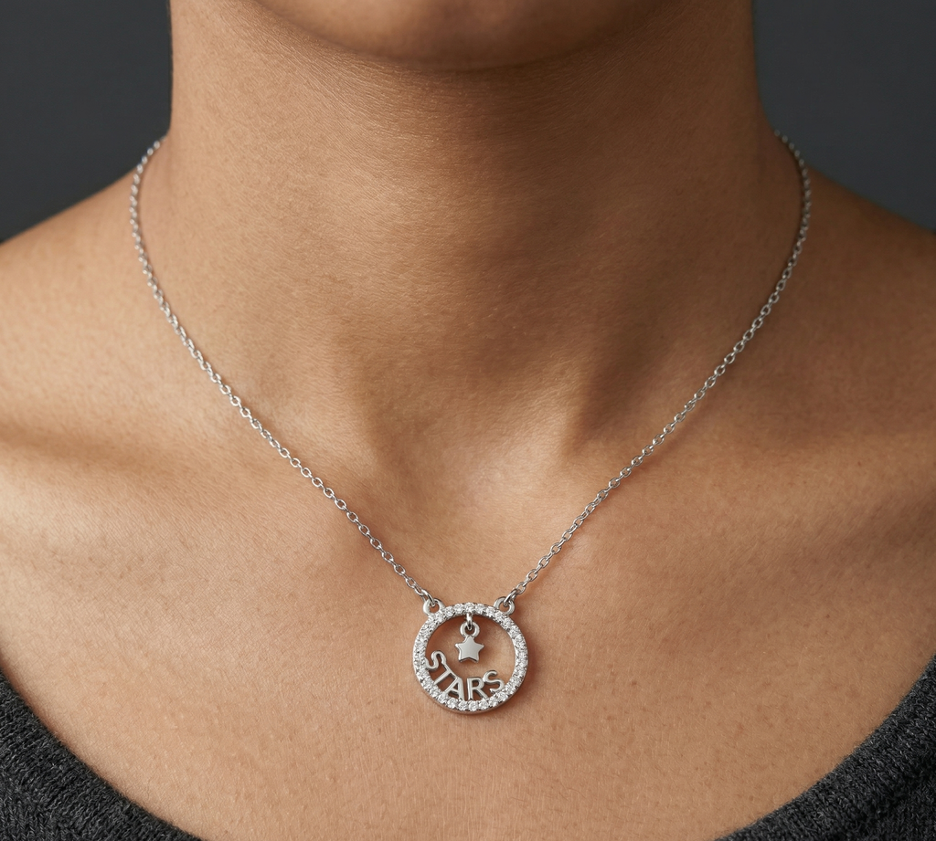CIRCLE CHAIN WITH PENDANT