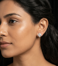 SQUARE STONE EARRING