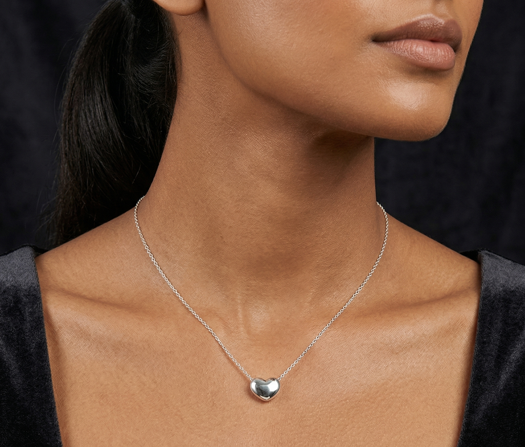 Heart shape chain pendant