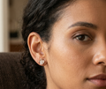 ROSEGOLD FLOWER EARRING