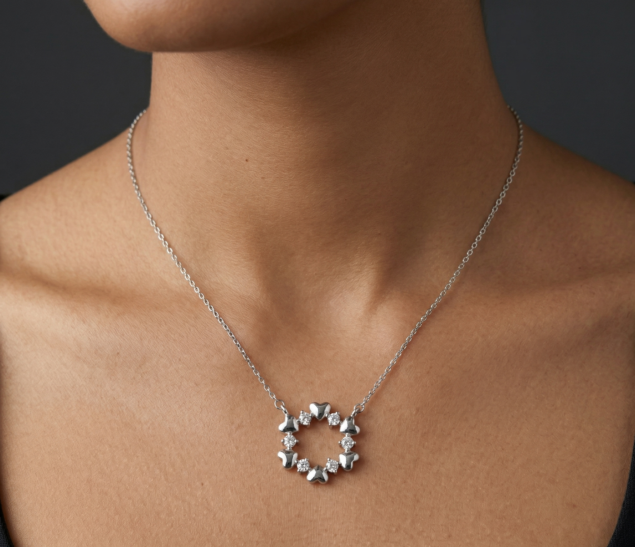 Heart in Circle Chain