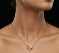 Rosegold Heart Chain With Pendant