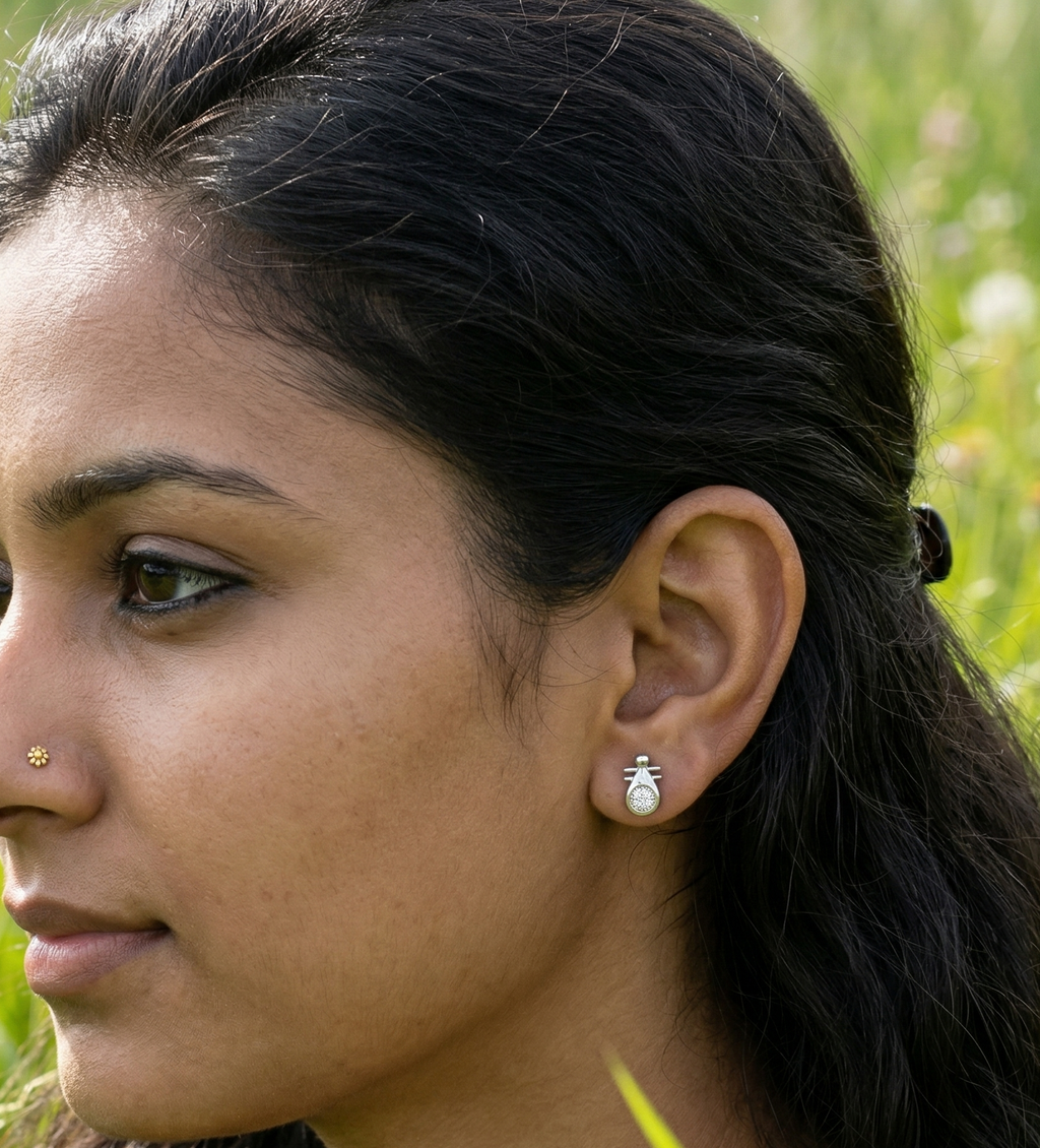 Badge Earring