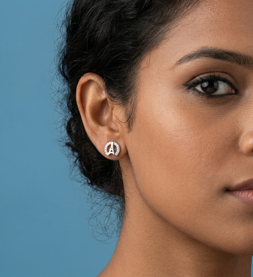 Eifel Tower Earring