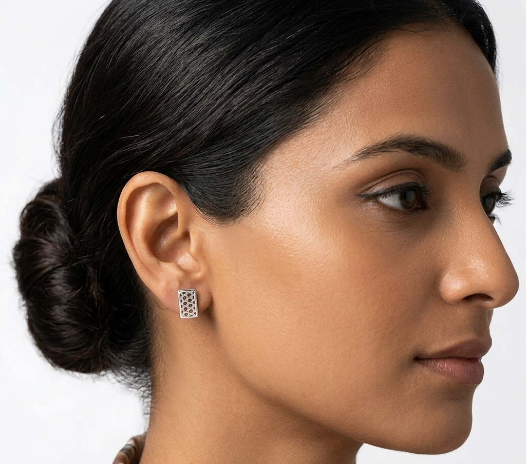 Square Hole Earring