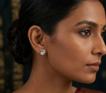 Pearl Heart Earrings