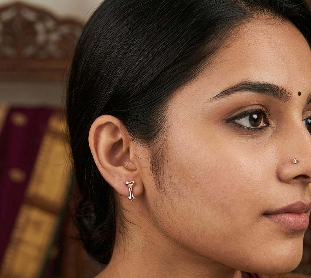 Arrow Rosegold Earring