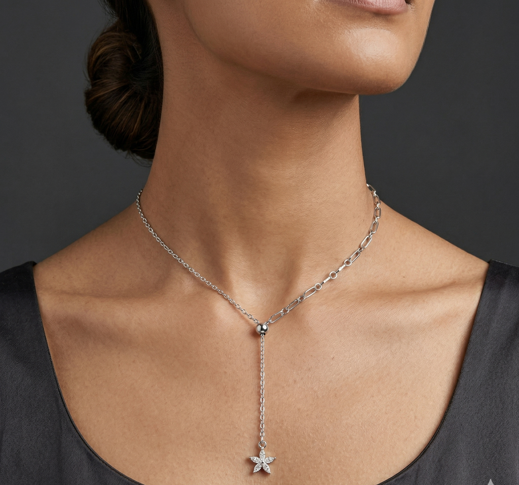 Hanging star chain pendant