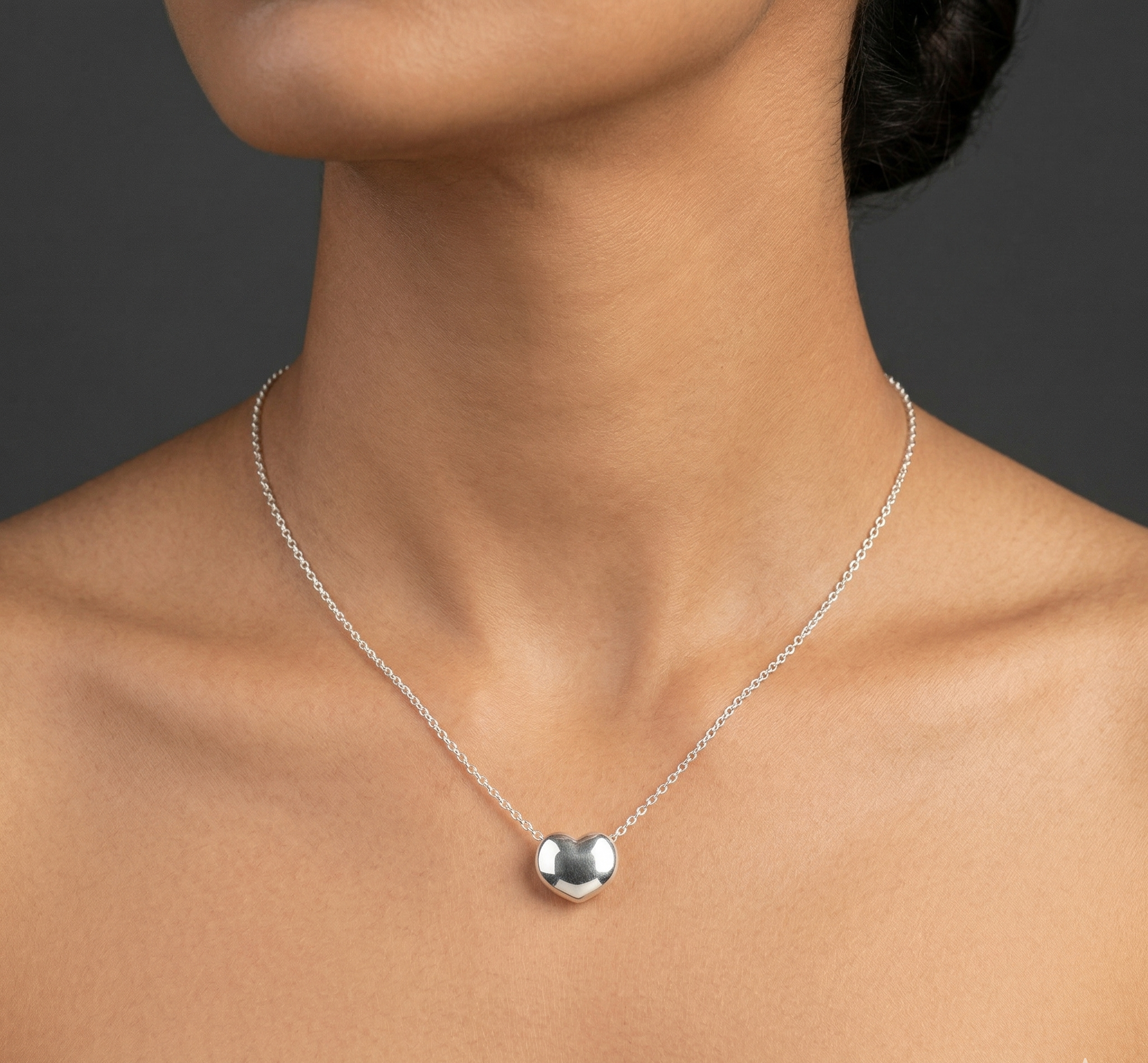 Heart shape chain pendant