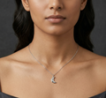 Half Moon chain pendant