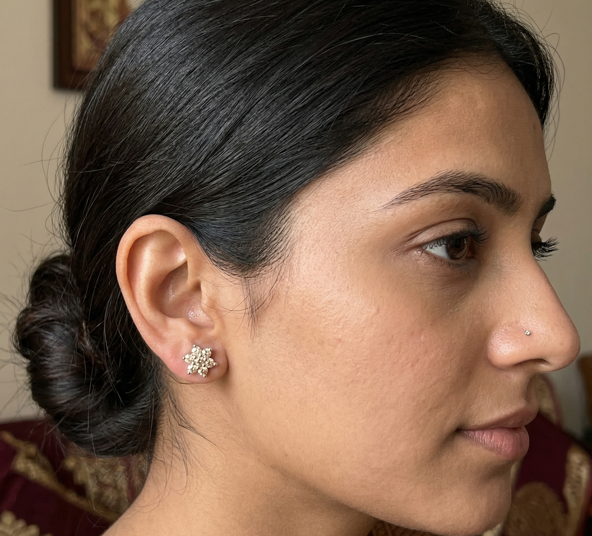 Star Light Orange Earrings