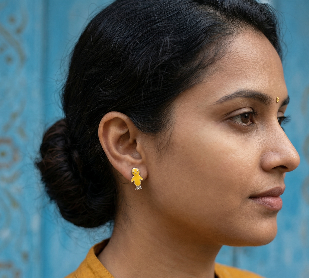 Duck Earrings