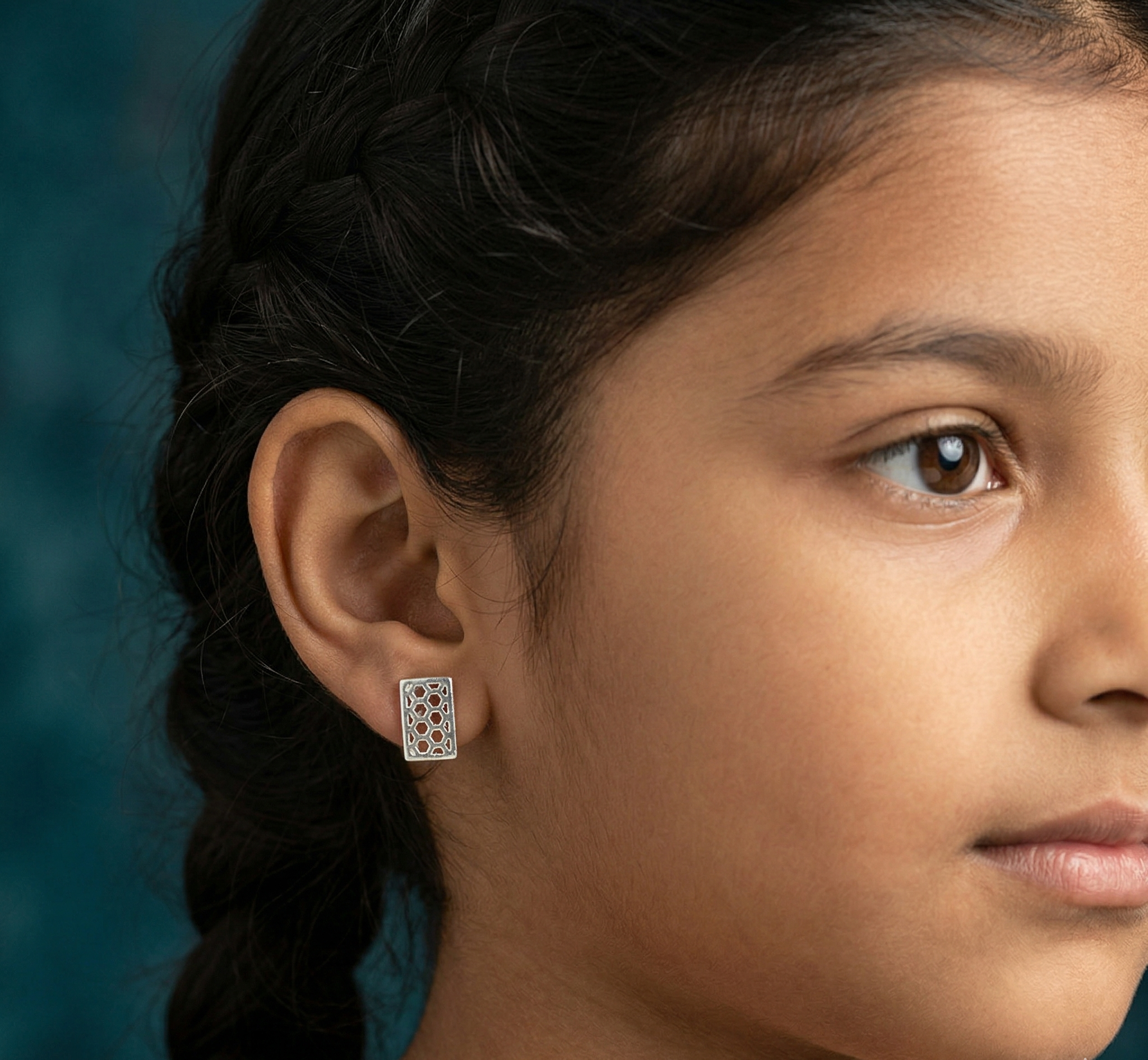 Square Hole Earring