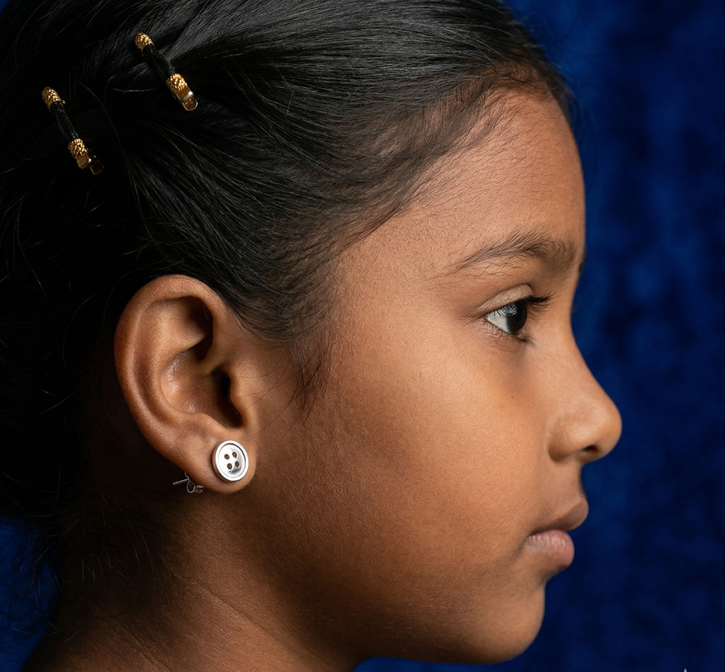 Button Earring
