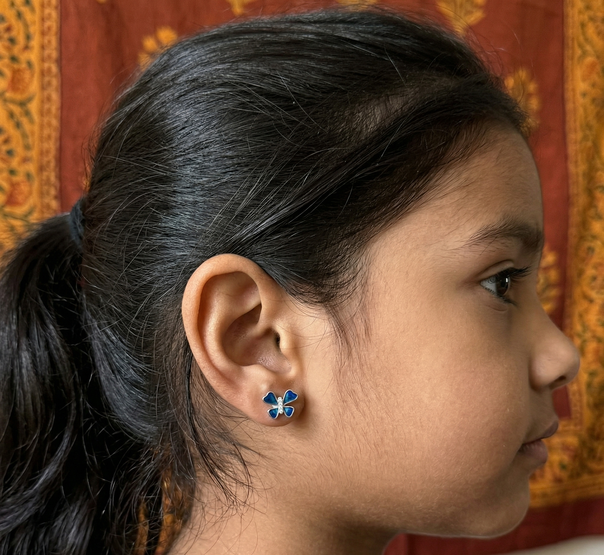 Blue Butterfly Earrings